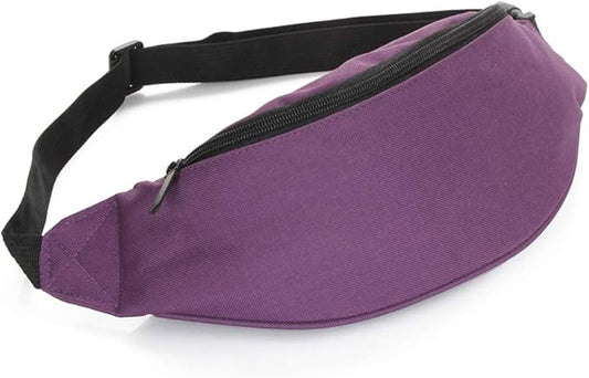 DAITET Crossbody Fanny Pack for Men&Women,Large Waist Bag & Hip Bum Bag with Adjustable Strap for Outdoors Workout Traveling Casual Running Hiking Cycling