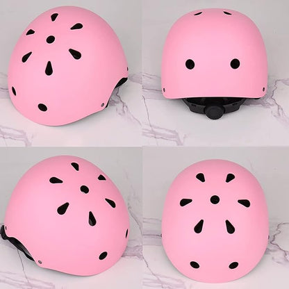 Adjustable Kids Helmet with Knee Pad, Elbow Pads & Wrist Guards - Toddler Bike Helmets for Ages 3-5, 5-8, 8-14 Years - Perfect for Skating, Biking, Cycling, and Skateboard - for Boys and Girls