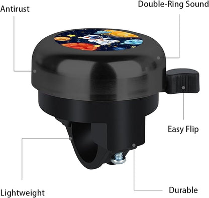 MZELQ Bicycle Bell Cute Clear Sound Adjustable Size Aluminum Bike Accessories Bell Ring for Girls Women Kids Adults