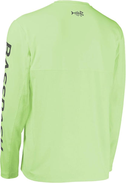 BASSDASH Fishing T Shirts for Men UV Sun Protection UPF 50+ Long Sleeve Tee T-Shirt