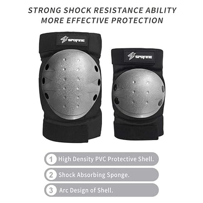 Kids Bike Helmet, Toddler Helmet for Youth Adult, Knee Pad Elbow Pad Wrist Guard Protective Gear Set for Skateboard, Bike, Skating, Cycling