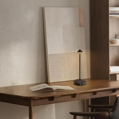 LED Cordless Table Lamps, Portable Rechargeable 6000mAh Outdoor Lights, 3 Color Stepless Dimming Battery Powered Bedside Lamp,wireless Touch Desk Lamp For Bedroom/Kitchen Lamp/Camping/Patio(Black）