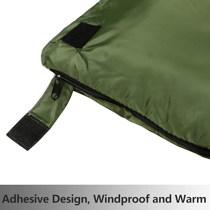 3-4 Season Sleeping Bag for Adults & Kids, Lightweight Warm Cold Weather Camping Bag with Waterproof Compression Sack – Portable for Hiking, Backpacking, Traveling & Outdoor Adventures