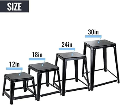 Plyometric Boxes Box Set and Box Options Plyometric Platform and Jumping Agility Box for Training Conditioning Strength Training