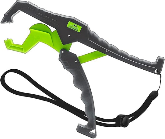 Fish Lip Grabber Fish Lip Gripper 9" Fishing Tool Mouth Spreader Grip Hook Remover Gripper Hook Remover Fishing Gear Comes with Lanyard