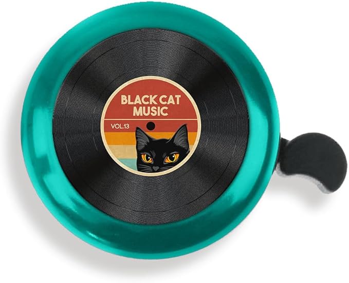 WIRESTER Green Aluminum Round Bike Bell, Classic Ring Bicycle Bell, Bike Accessories Bell Ring for Adults Kids Girls Boys