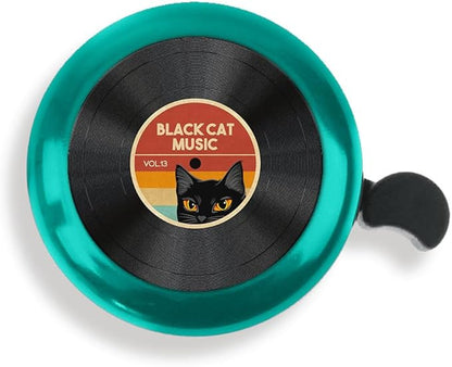 WIRESTER Green Aluminum Round Bike Bell, Classic Ring Bicycle Bell, Bike Accessories Bell Ring for Adults Kids Girls Boys