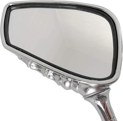 Universal Bicycle Mirror Bike Rear View Mirror 8mm 10mm Skull Hand Style Also for Motorcycle Rear View Mirrors silver