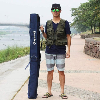 Sougayilang Fishing Rod Case Organizer Pole Storage Bag Fishing Rod and Reel Carrier Organizer for Travel