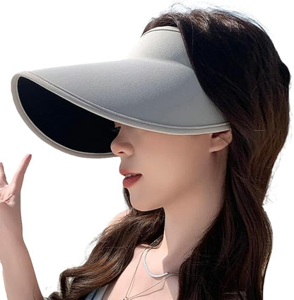 Sun Hats for Women Wide Brim UPF 50+ UV Protection Summer Beach Cap Adjustable Packable Sport Visors Tennis Golf