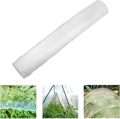 5Ft x 100Ft Mosquito Bug Insect Bird Fine Mesh Net Barrier Hunting Blind Garden Screen Netting for Protect Your Plant Fruits Flower