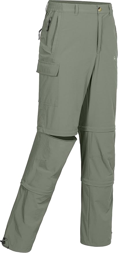 Little Donkey Andy Men's Stretch Convertible Pants, Zip-Off Quick-Dry Hiking Pants, UV Protection, Lightweight