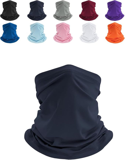 Pukavt 2 Pack 3 Hole Winter Knitted Mask, Full Face Cover Ski Mask Warm Balaclava for Skiing, Motorcycle, Snowboard