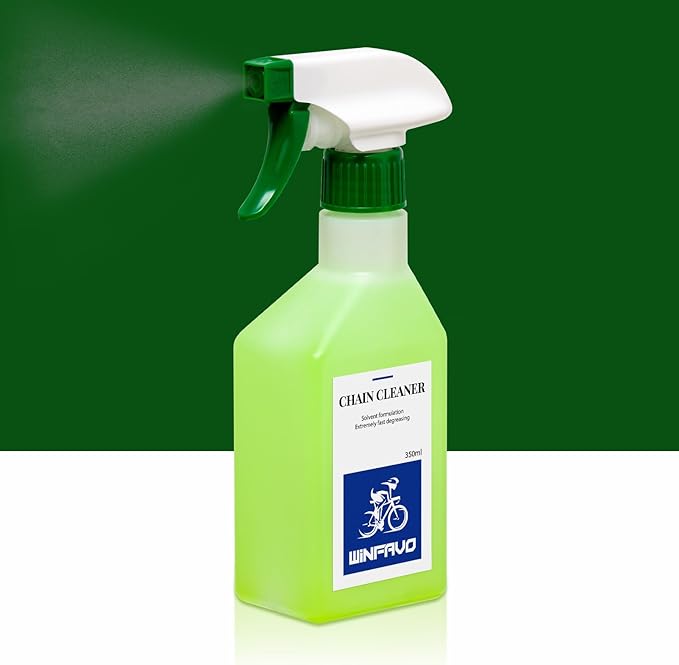 Bike Chain Lube and Degreaser: Bike Chain Cleaning Kit Spray Degreaser with Dry Chain Wax Lube - Drivetrain ＆ Brake Wash for Bicycle 350ML, Solvent Formulation, Extremely Fast Degreasing