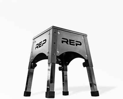 REP Adjustable Plyo Box | Metal Jump Platform | Home Gym Exercise Step | Plyometric Training Equipment | Fitness Workout Bench | Assembled Steel Jumping Boxes | Adjustable Height Workout Tool