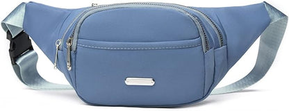 DAITET Crossbody Fanny Pack for Men&Women,Large Waist Bag & Hip Bum Bag with Adjustable Strap for Outdoors Workout Traveling Casual Running Hiking Cycling