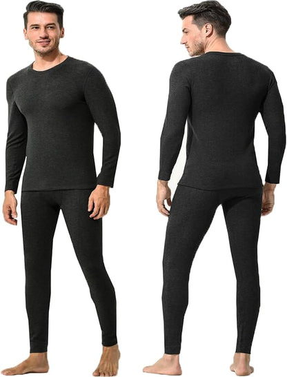 Heated Thermal Underwear for Men Women USB 42 Zone Intelligent Heated Thermals top and Heated Pants Set & XS-4XL