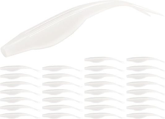 Forked Tail Soft Baits- Realistic Jerk Bait & Fluke Action Soft Lures for Bass, Trout & Crappie - Versatile Freshwater & Saltwater Fishing Bait (2.75"-5")