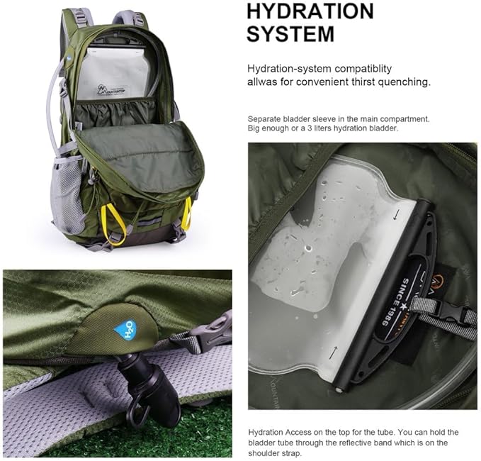 MOUNTAINTOP 25L/40L Hiking Backpack,Lightweight Travel Backpack for Men Women Outdoor Backpacking, Camping