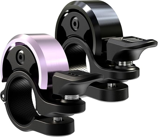 Greallthy Bike Bell, Aluminum Alloy Bicycle Bell with Clear Loud Sound, Bike Bells for Adults and Kids, Sturdy and Compact Bell Fits 0.75-1in(19-25.4mm) Handlebar for Mountain, Road Bikes.