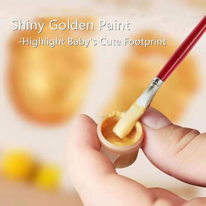 Elfzone Inkless Hand and Footprint Kit - Baby Handprint Stamp or Footprint Keepsake Kit, Easy No-Bake DIY Clay Impression, Paw Print kit for Dogs and Cats