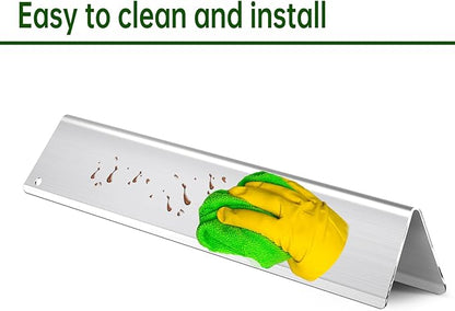 7636 7638 7639 Grill Grates Grill Parts for Weber Spirit 2 Spirit II E-310, E-320, S-310, S-320,GS4 Spirit 300 Series Flavorizer Bars 15.3”, 17” Stainless Steel BBQ Grid Replacement Accessories