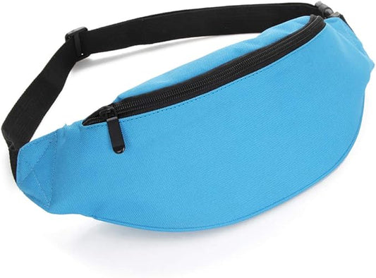 DAITET Crossbody Fanny Pack for Men&Women,Large Waist Bag & Hip Bum Bag with Adjustable Strap for Outdoors Workout Traveling Casual Running Hiking Cycling