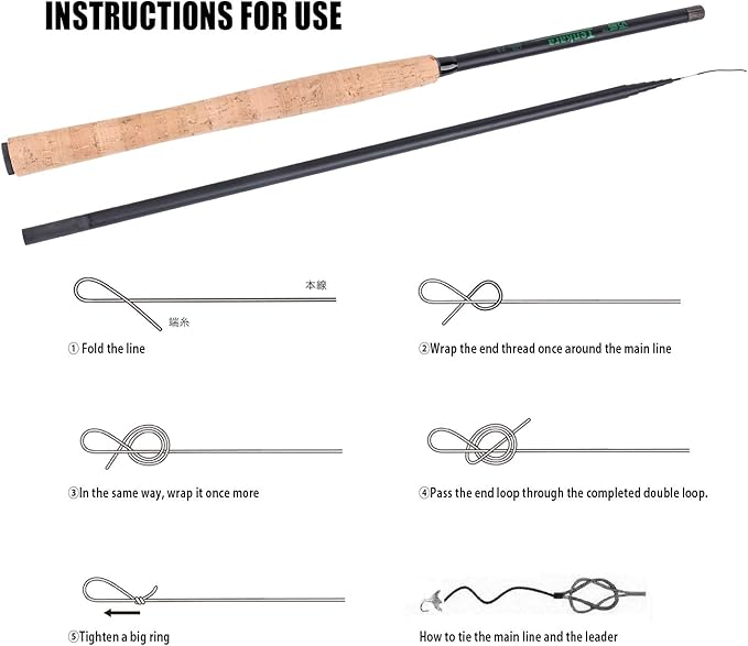 Goture//Telescopic Tenkara Fishing Rod Kit//Ultralight Travel Fishing Rod,Portable Collapsible Bass Crappie Rod, Carbon Fiber Inshore Stream Trout Pole 10 12 15 18 21 24 Free Tip Set(Top 3 Segment)