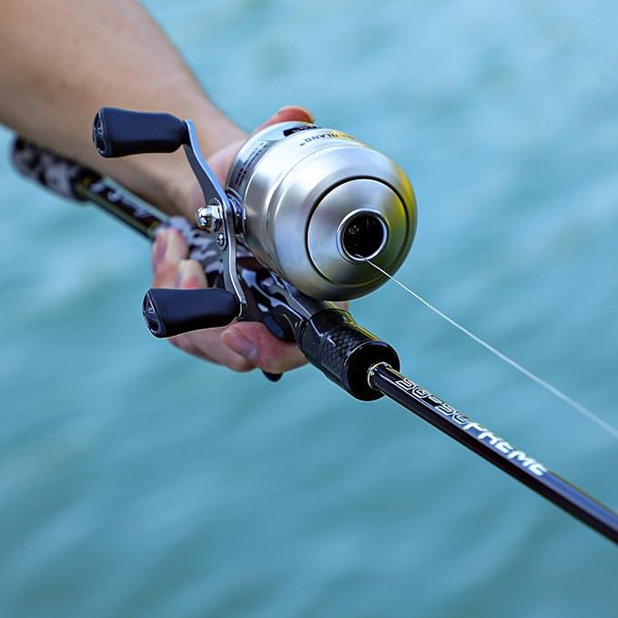 Sougayilang Spincast Reel and Fishing Rod Combo, 5-Foot 9-Inch Durable Carbon Rod, Quickset Anti-Reverse Fishing Reel with Mono Line