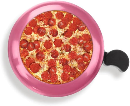 WIRESTER Pink Aluminum Round Bike Bell, Classic Ring Bicycle Bell, Bike Accessories Bell Ring for Adults Kids Girls Boys