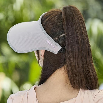 Sun Hats for Women Wide Brim UPF 50+ UV Protection Summer Beach Cap Adjustable Packable Sport Visors Tennis Golf