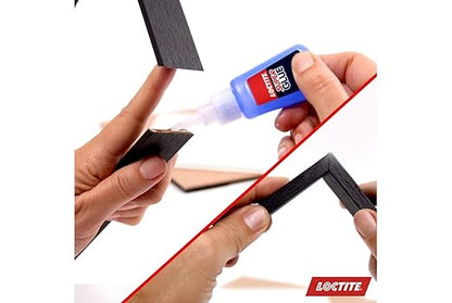 Loctite Super Glue Professional Liquid, Clear, 0.7 fl oz Bottle, 2 Pack - Superglue for Plastic, Wood, Metal, Crafts & Repair, Cyanoacrylate Adhesive Instant Glue, Quick Dry