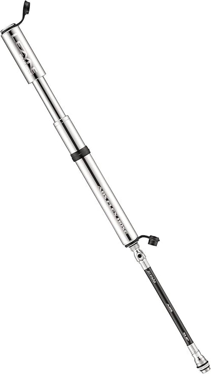 LEZYNE Road Drive Bicycle Tire Hand Pump, High Pressure 160psi, ABS Flex Hose, Presta & Schrader, Compact Bike Pump