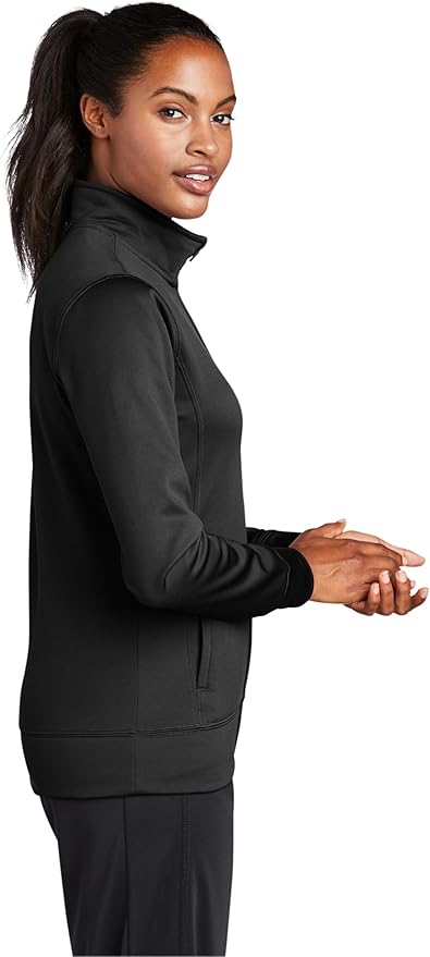 Sport-Tek® Ladies Sport-Wick® Fleece Full-Zip Jacket. LST241