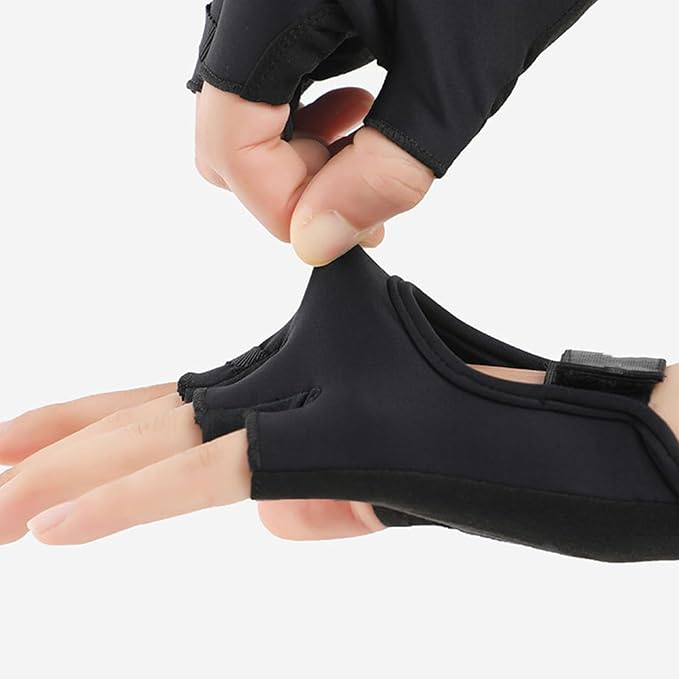 2Pcs Five Finger Fitness Exercise Glove Workout Nonslip Silicone Man Women Weightliftings Weightliftings Glove