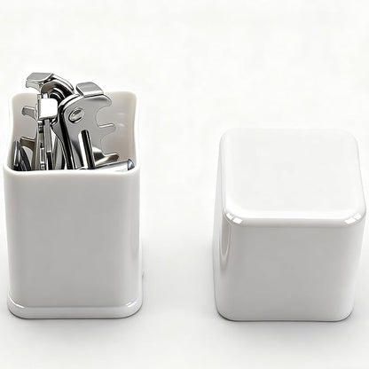 MCAMPAS Mini Fuel Can Stabilizer Stand, Foldable 304 Stainless Steel Tripod for Camping Stoves, Butane/Propane Canisters - Outdoor Hiking Cooking Gear