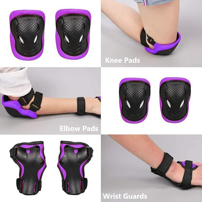 Adjustable Helmet for Ages 3-16 Kids Toddler Boys Girls Youth,Protective Gear with Elbow Knee Wrist Pads for Multi-Sports Skateboarding Bike Riding Scooter Inline skatings Longboard Roller Skate