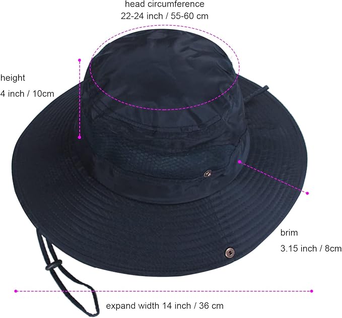 Women Fishing Sun Hat Men Summer UV Protection Bucket Hats Mesh Ventilated Outdoor Hiking Gardening Beach Lawn Hat