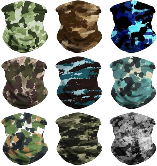 Neck Gaiter Face Cover - Sun Protection Mask Balaclava for Men and Women