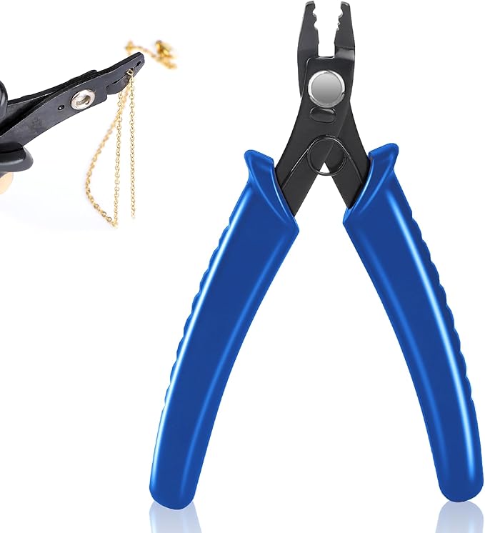 Bead Crimper for Jewelry Making Bead Crimper Tool Beads Crimping Pliers Jewelry Making Tools Mini Fine Pliers for Beads DIY Craft
