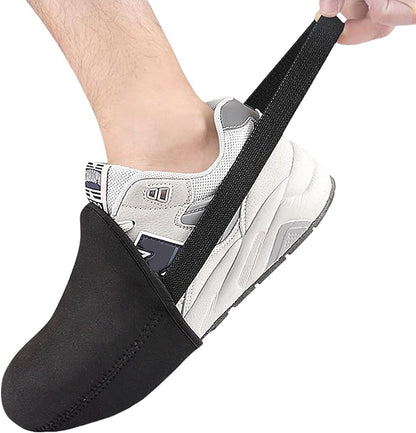 1 Pair Half Cycling Warm Cycling Overshoes Bike Overshoes Thermal Riding Overshoes