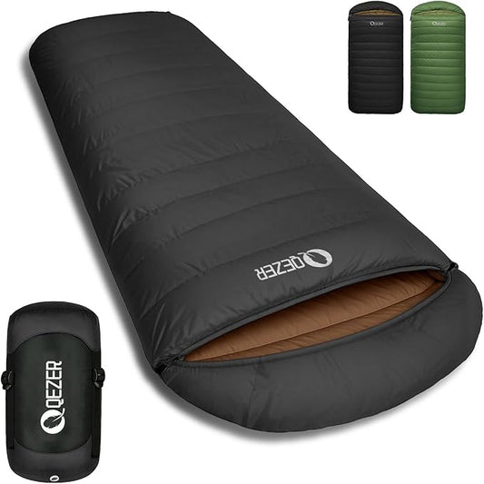 XL Sleeping Bag, Suitable for 4 Seasons Oversized Ultralight Backpacking Sleeping Bag for Adults, Great for Camping and Hiking