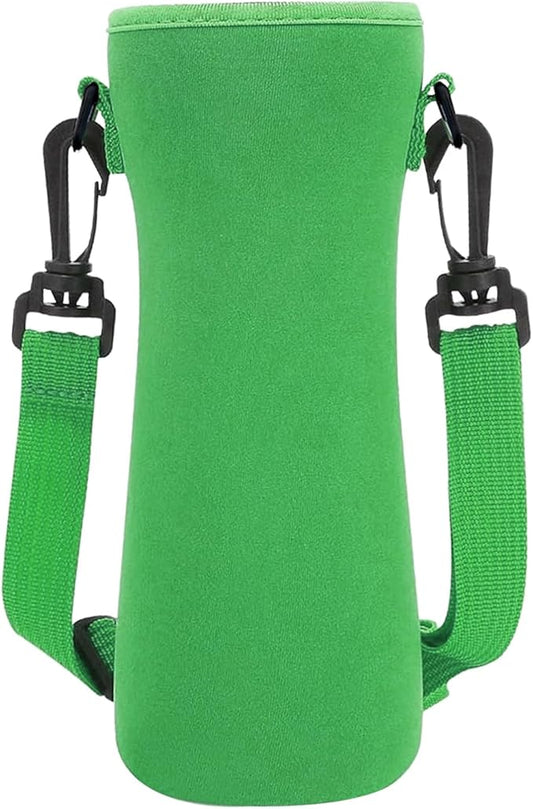 Neoprene Glass Water Bottle Sleeves - Water Bottle Holder Bag | Portable Neoprene Insulated Cooler, Insulated Holder, Carrier Pouch for Outdoor