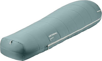 Retrospec Dream Sleeping Bag - 5, 15, 30 Mummy for Camping, Insulated Cold Weather, Lightweight Stuff Sack, Water-Resistant, Adjustable Draw Cords, Adult