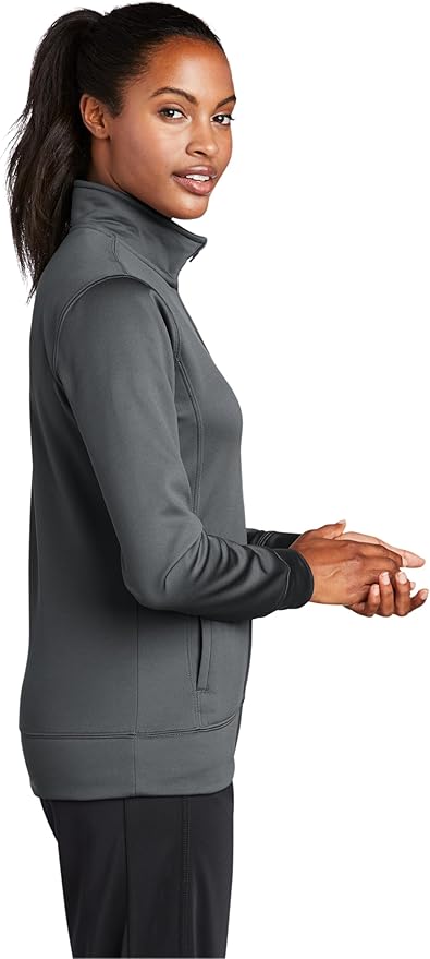 Sport-Tek® Ladies Sport-Wick® Fleece Full-Zip Jacket. LST241