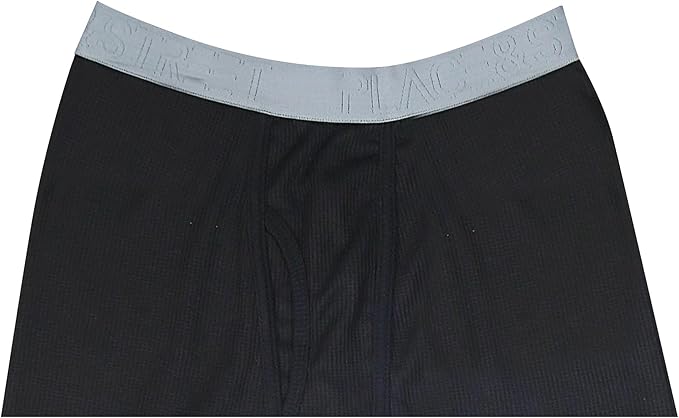 Thermal Underwear Pants for Men Long Johns Cotton Blend Base Layer Waffle Knit Bottoms Classic Cold Weather