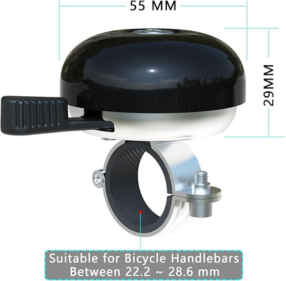 Greallthy Bike Bell Classic Bike Bells for Adults Kids, Bicycle Bell for Handlebars Adult, Loud Sound Beach Cruiser Mountain Bike Bell Accessories.
