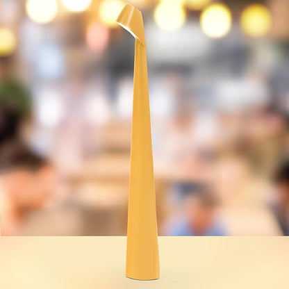 Table Lamps Cordless Rechargeable Battery Light, LED Desk Lamps Outdoor Portable Touch Lamps, Operated Wireless Portable Lamp. (Yellow)