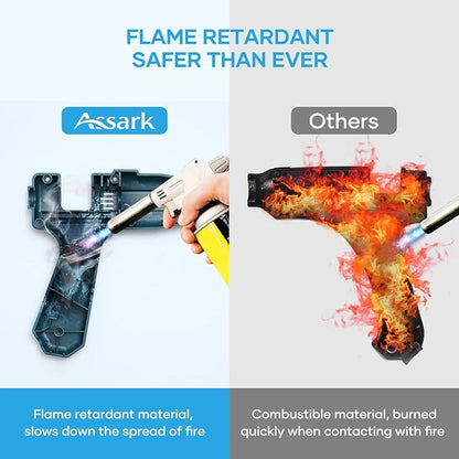 Glue Gun, 60/100W Hot Glue Gun Full Size(Not Mini) with 15 Pcs Hot Glue Sticks (0.43 X 7.87 inch) for School Crafts DIY Arts Quick Home Repairs, 60/100W(Green), HL-E 20W