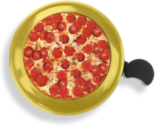 WIRESTER Gold Aluminum Round Bike Bell, Classic Ring Bicycle Bell, Bike Accessories Bell Ring for Adults Kids Girls Boys